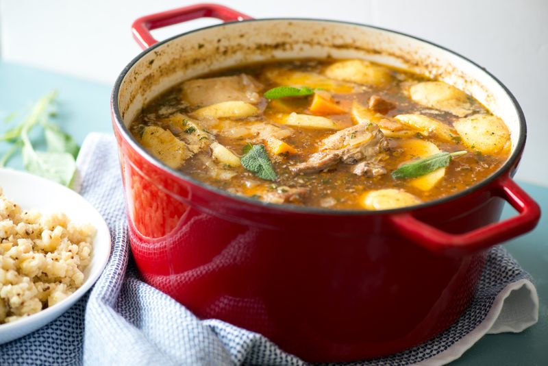 Savoury Pork And Apple Stew