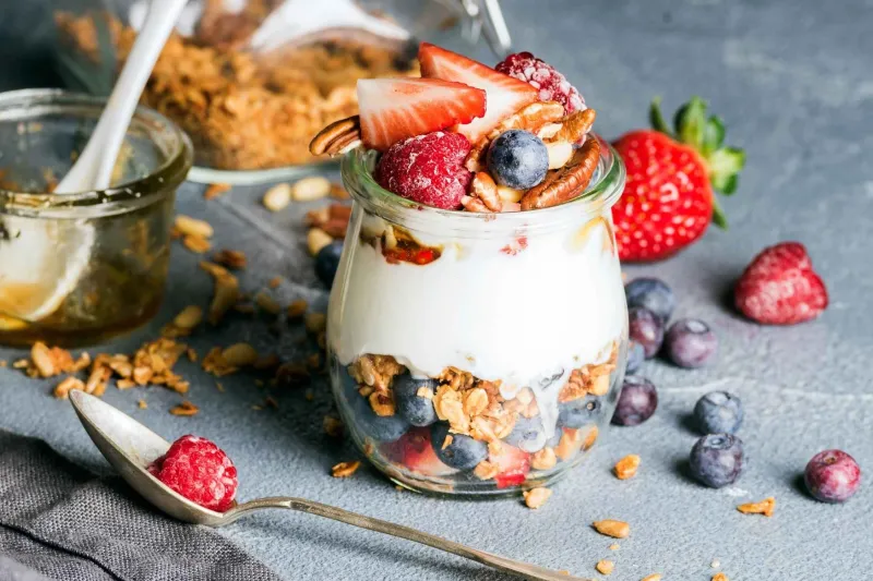 Greek Yoghurt With Berries