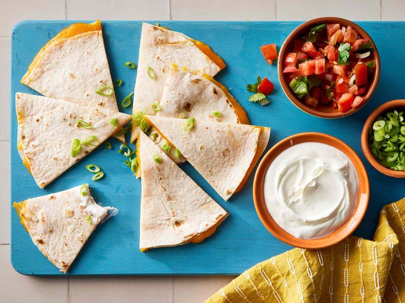 Cheesy Quesadilla Wedges