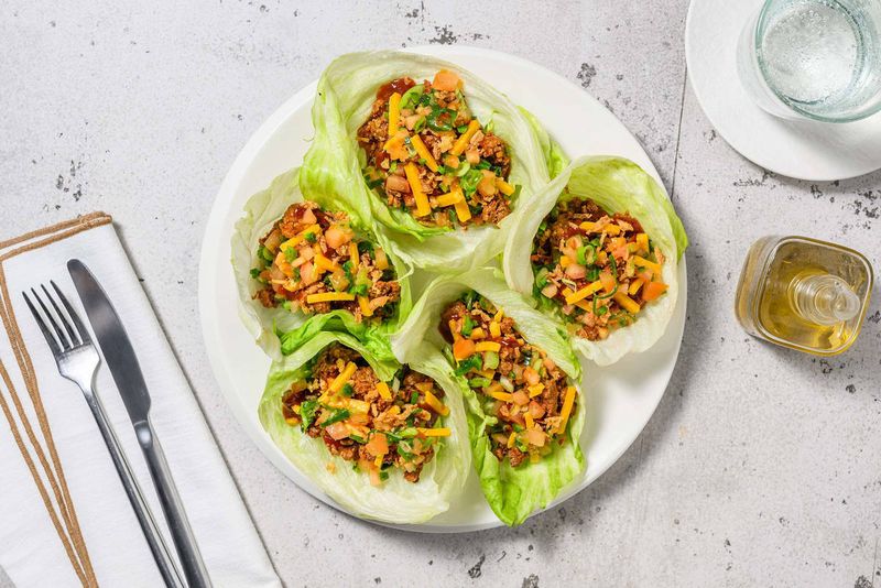 Mexican Beef Lettuce Wraps