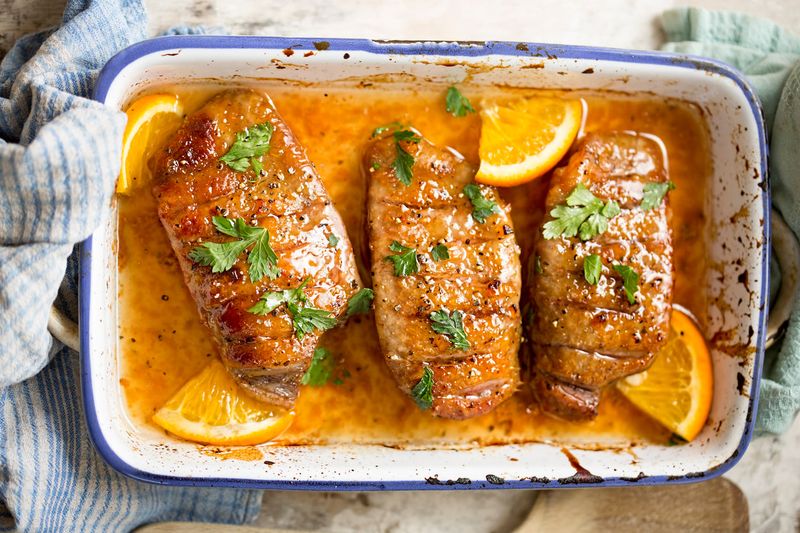 Colin - Roast Duck With Spiced Orange Sauce