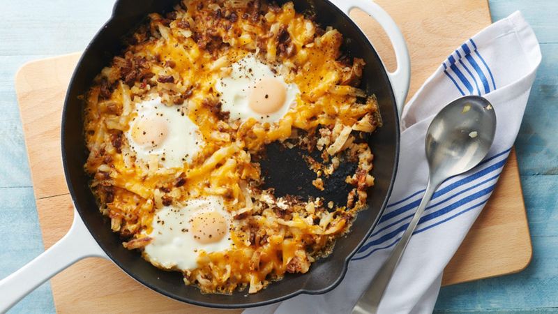 Breakfast Hash With Sausages