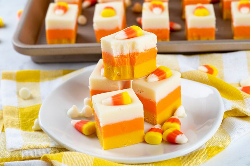 Candy Corn Fudge