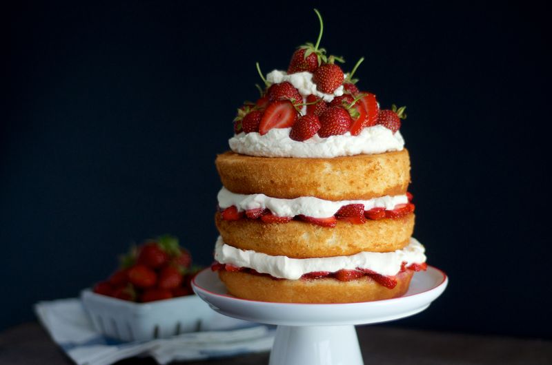 Strawberry Shortcake Layer Cake