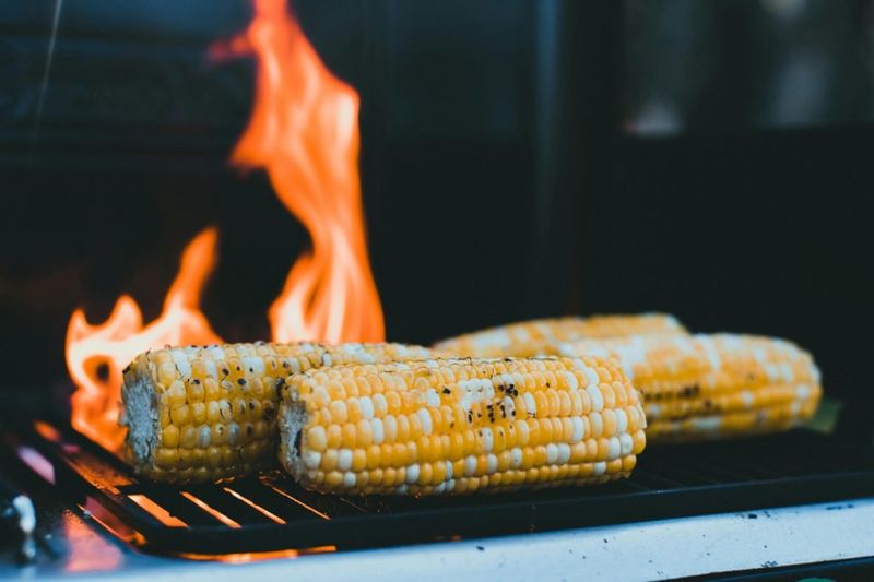 Grilling Over Open Flames