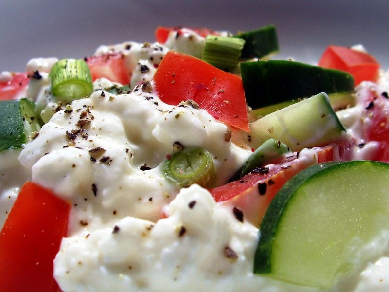Cottage Cheese And Cucumber Refresh