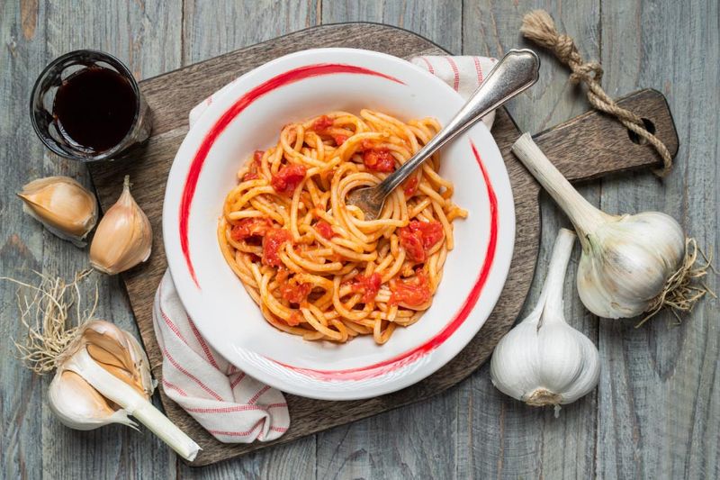 Pici All'Aglione Handmade Pasta With Garlic Sauce