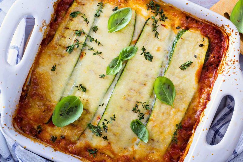 Courgette Lasagne Layers