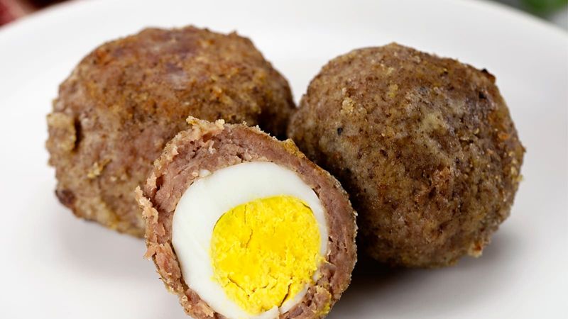 Scotch Eggs Without The Breadcrumbs