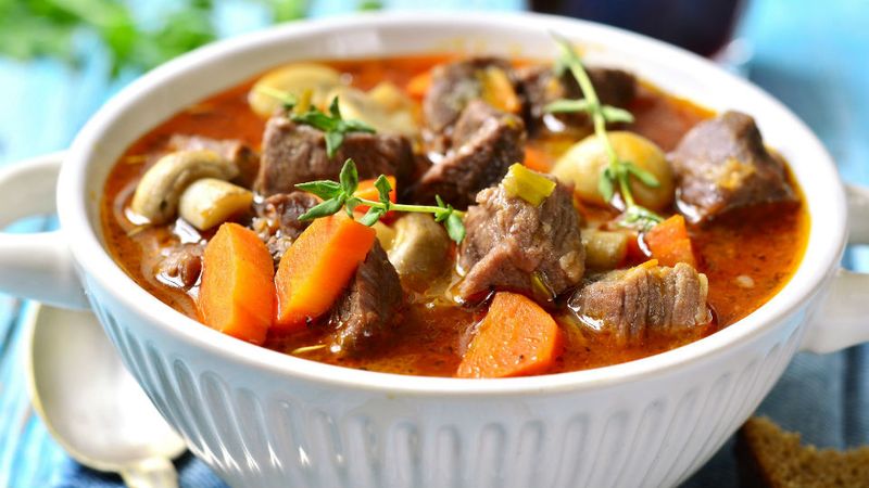 Hearty Beef And Vegetable Soup