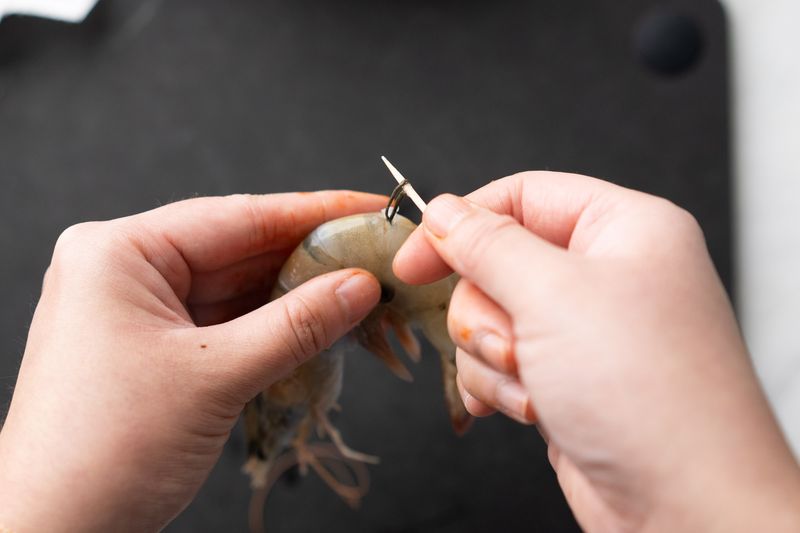 Not Removing The Shells And Veins Properly