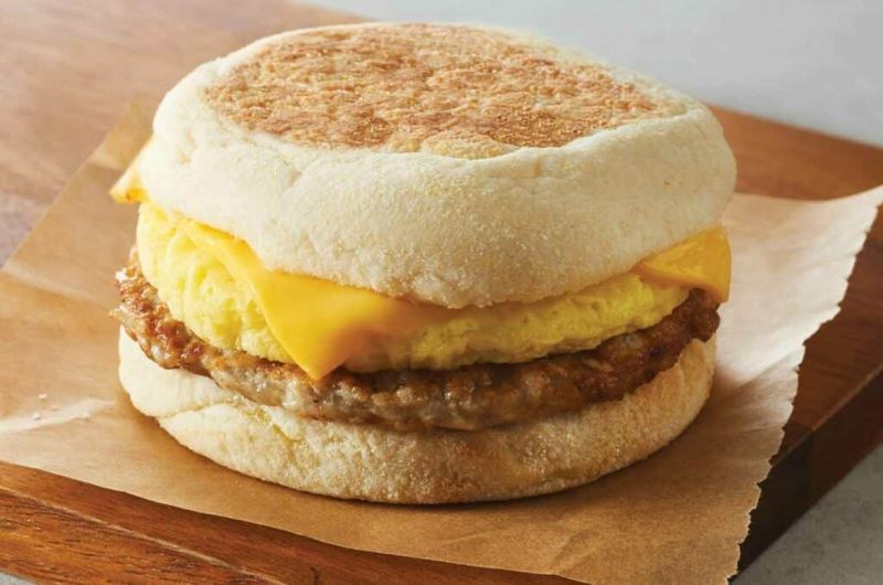 Burger King Sausage & Egg King Muffin