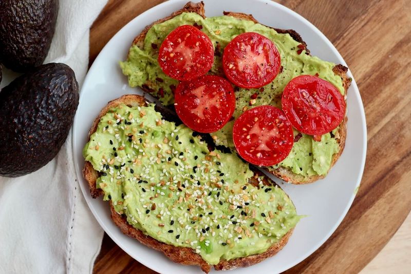 Avocado On Rye Bread
