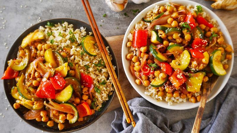 Courgette And Squash Stir-Fry