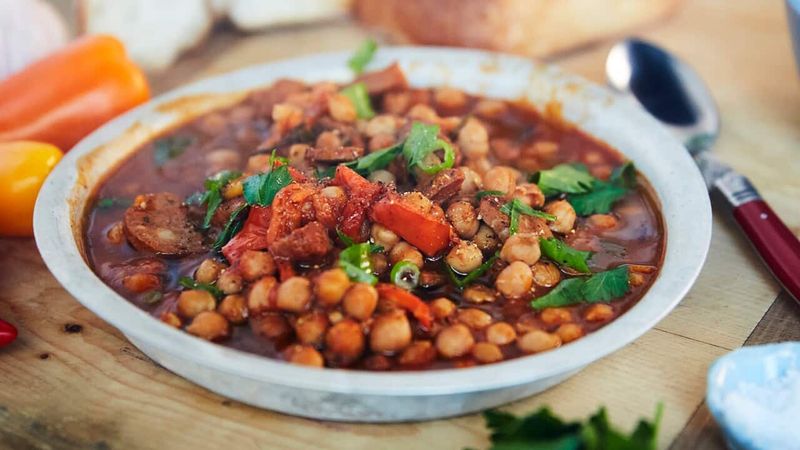 Spanish Chorizo And Chickpea Stew