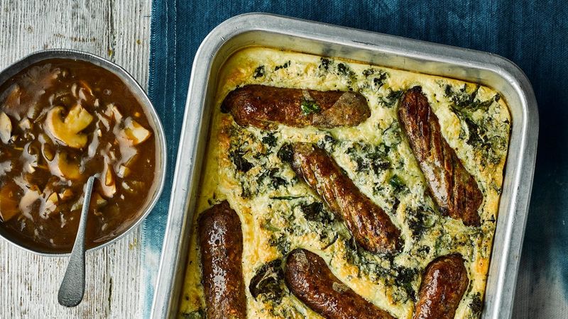 Toad In The Hole With Mushroom Gravy