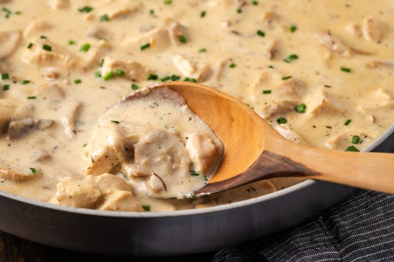 Quick Mushroom Soup Bread Sauce