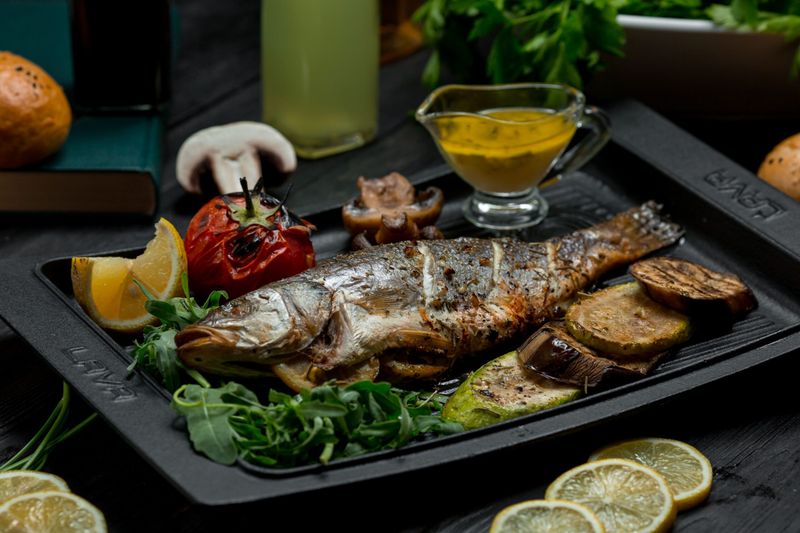 Grilled Sea Bass With Herbs