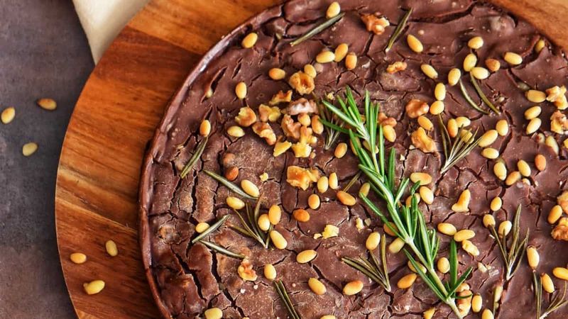 Castagnaccio Chestnut Flour Cake