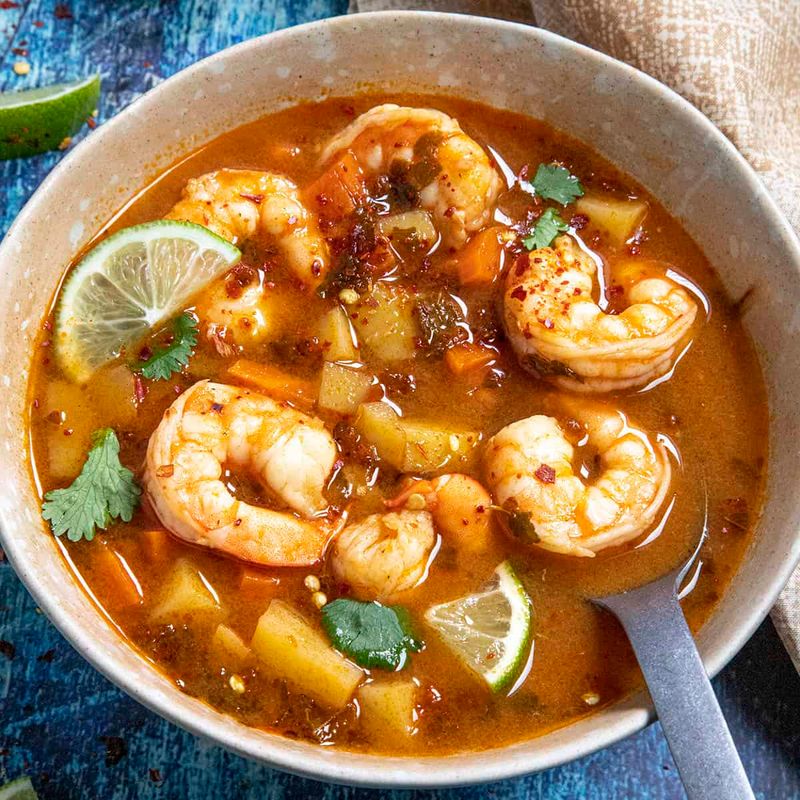 Adding Shrimp Too Early To Soups Or Stews