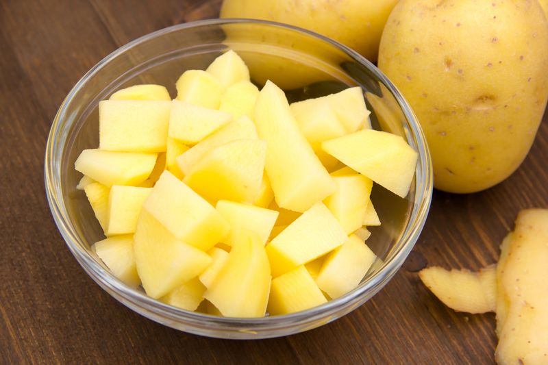 Add Raw Potatoes To Absorb Salt