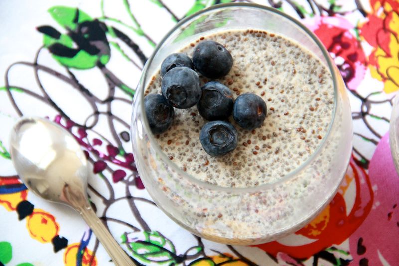 Chia Seed Pudding With Vanilla And Almond Milk