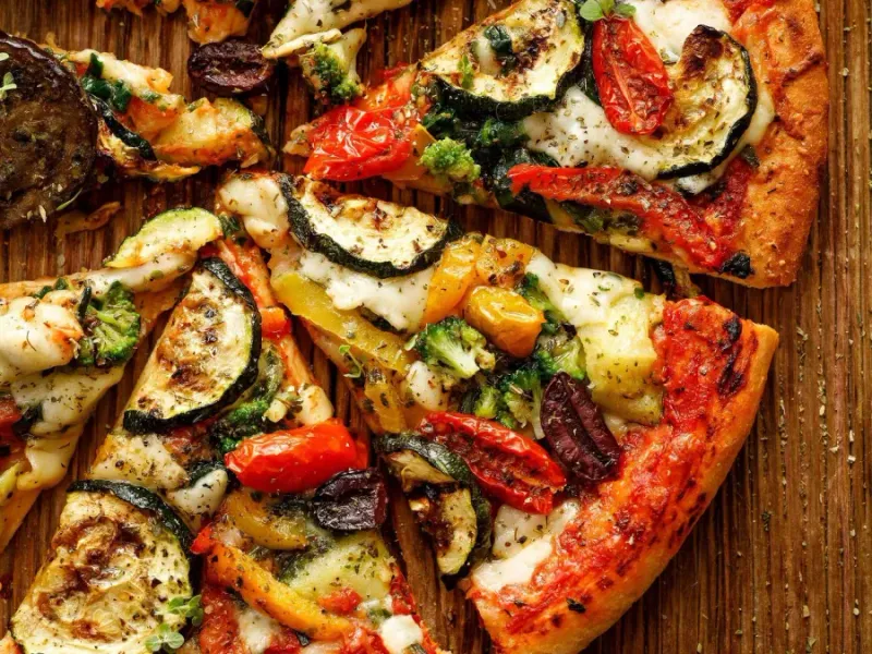 Pizza With Extra Veggies