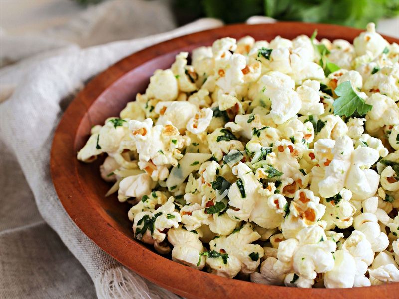 Popcorn Seasoned With Herbs