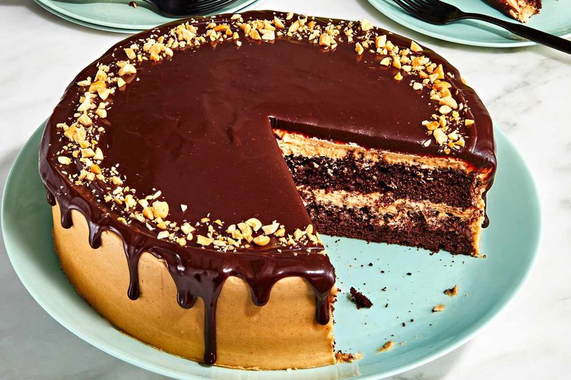 Peanut Butter Chocolate Layer Cake