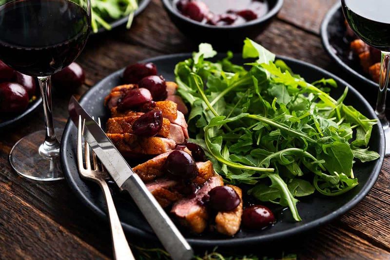 Duck Breast With Cherry Sauce