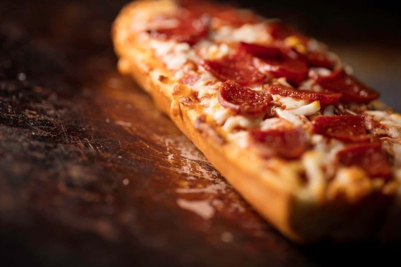 Cheesy Baguette Pizza Boats