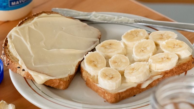 Banana And Mayo Sandwich