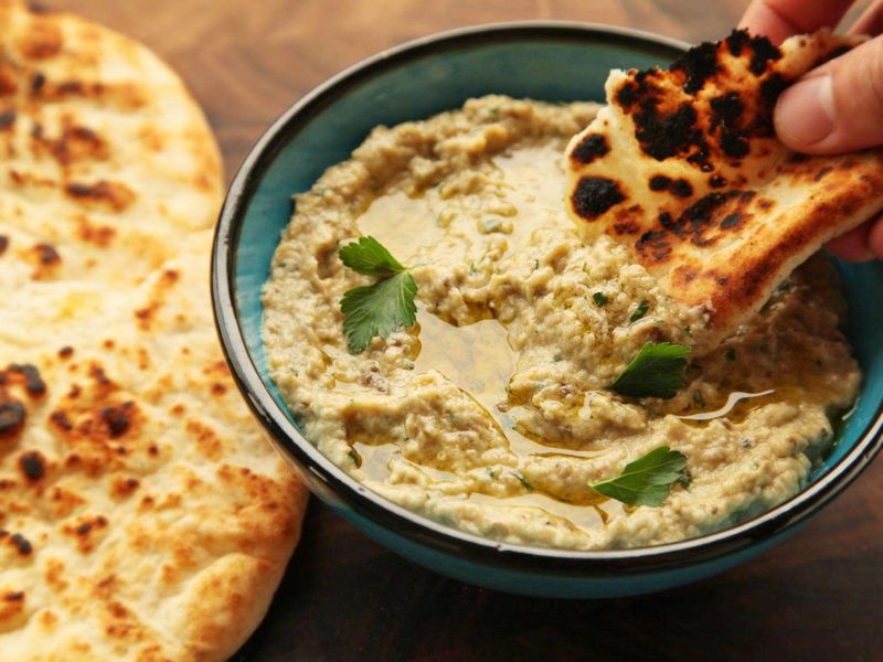 Make A Creamy Aubergine Dip