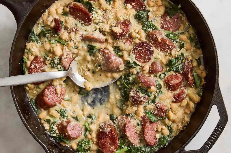 Tuscan Bean And Sausage Pot