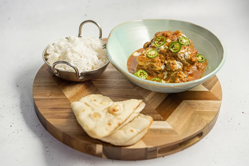 Raj Koothrappali - Lamb Curry With Garlic Naan