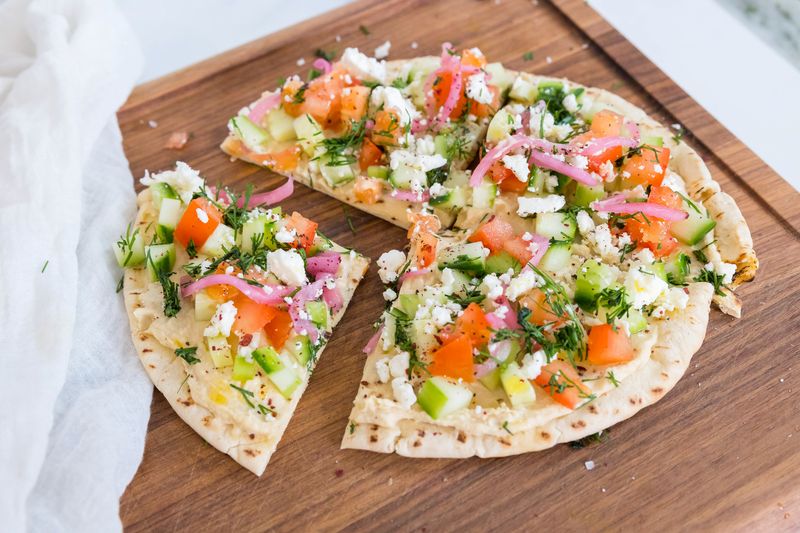 Mediterranean Flatbread Bites