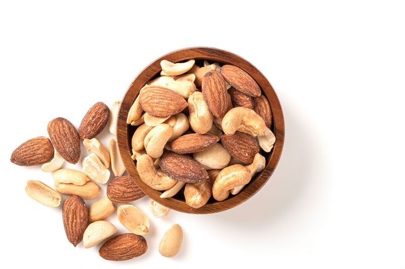 Nuts Such As Almonds And Cashews