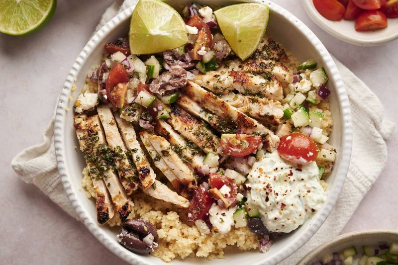 Greek Chicken Bowls