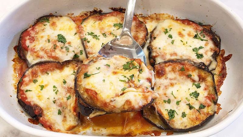 Bake With Cheese And Tomatoes