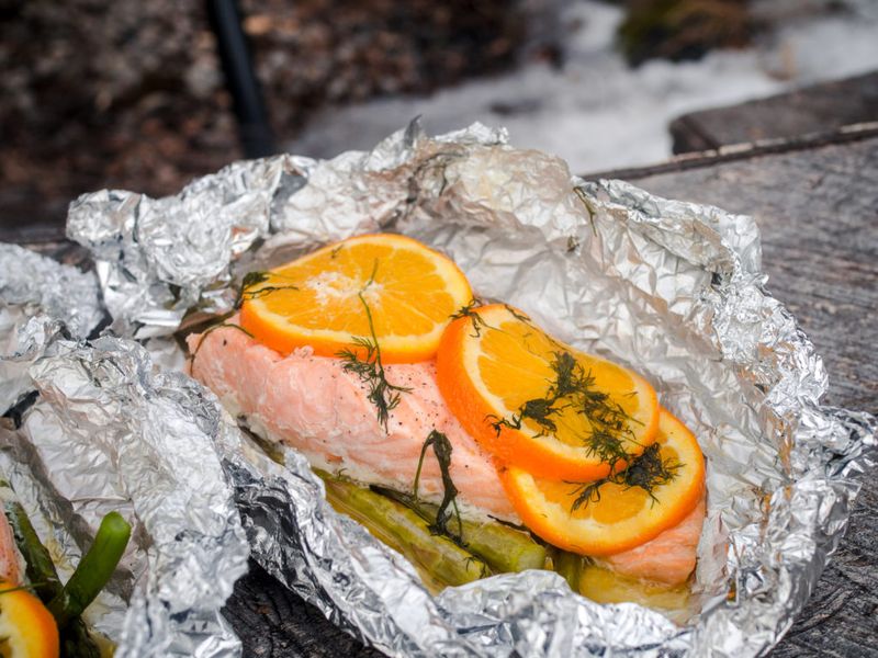 Salmon With Orange And Dill