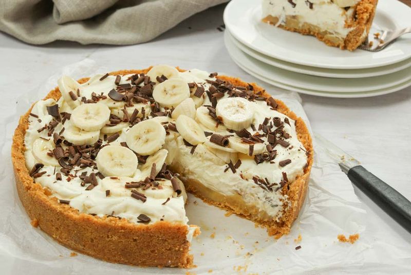 Banoffee Cream Cheese Tart