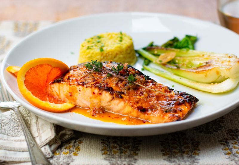 Orange-Glazed Salmon