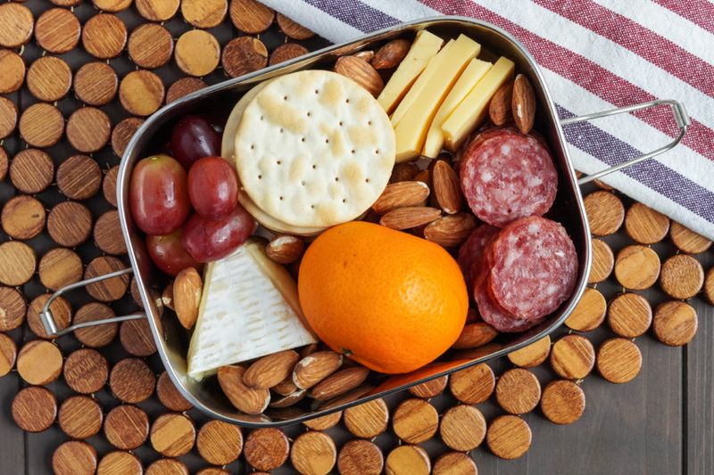 Cheese And Crackers Bento Box