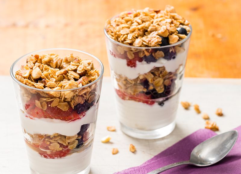 Fruit And Yogurt Parfaits
