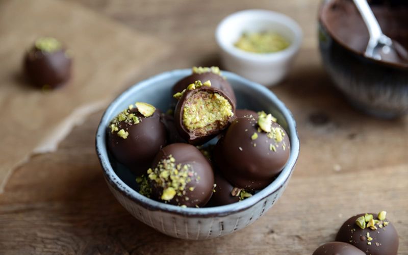 Pistachio Truffles