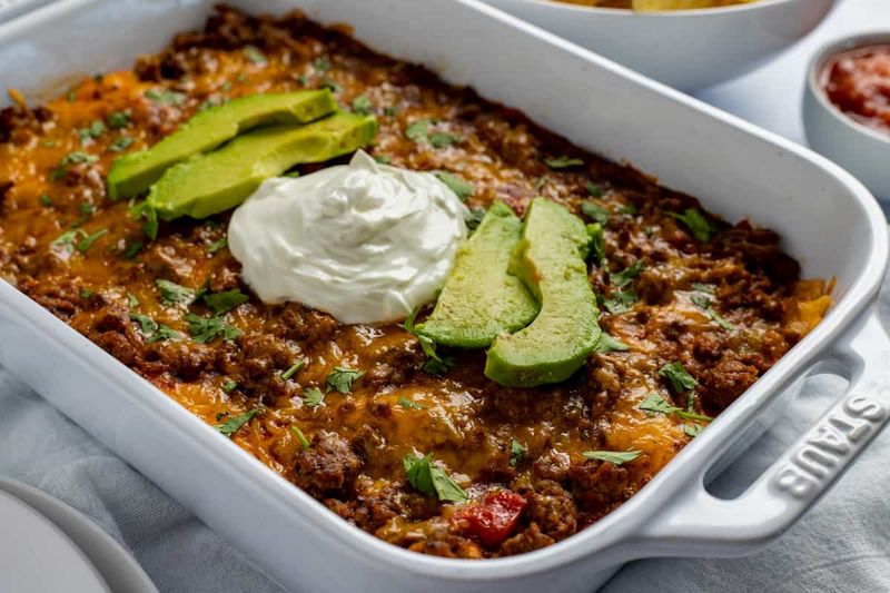 Beef Enchilada Casserole