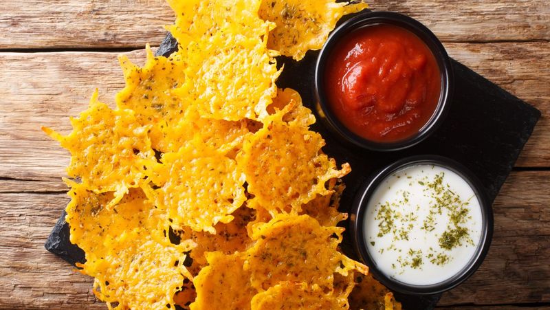 Cheese Crisps Made From Proper British Cheddar
