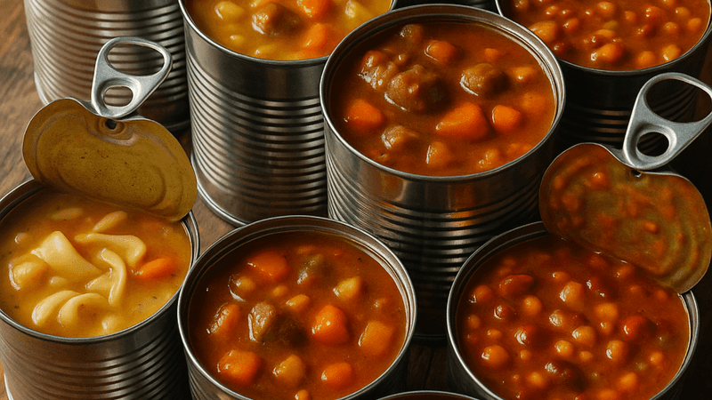 Canned Soup Or Stew