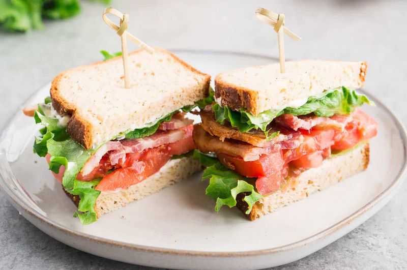 Bacon, Lettuce, And Tomato Club