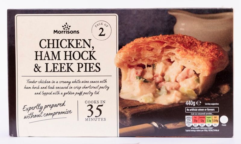 Waitrose Frozen Chicken, Ham Hock And Leek Pie
